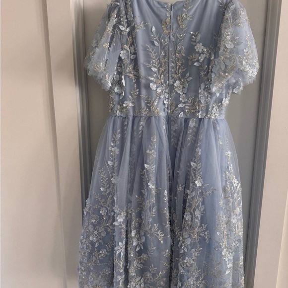 Elegant Blue Floral JessaKae Dress - Picture 2 of 10